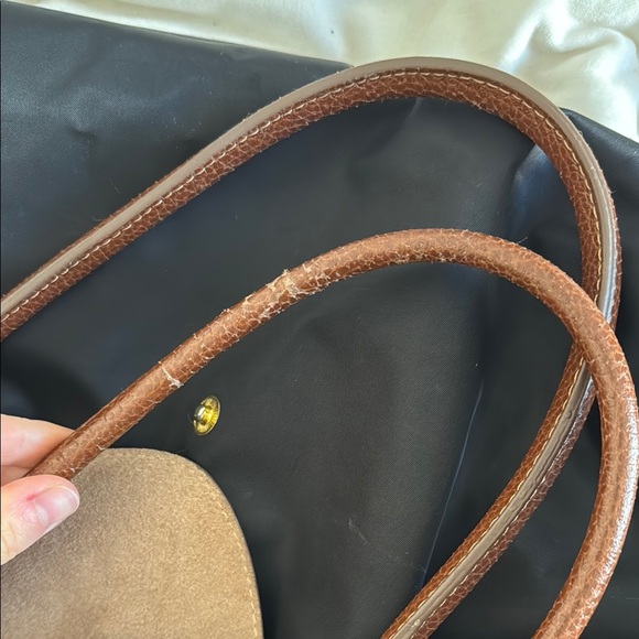 Longchamp Black Le Pliage Original Large Nylon Tote Bag - Picture 4 of 5